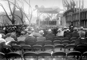 Cornerstone-laying ceremony
