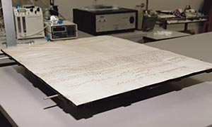 Transmittal page of Constitution on platform