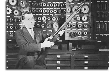 John C. Garand with the M-1 Rifle