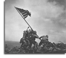 Marines Raising Flag