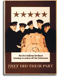 Poster of the Sullivan brothers
