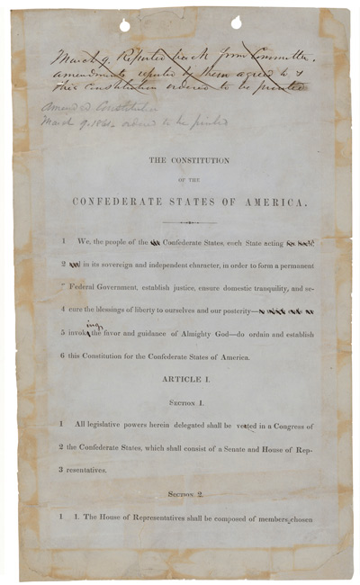 confederate constitution