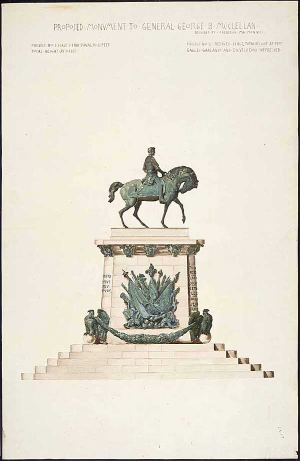 "Proposed Monument to General George B. McClellan" 