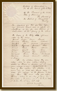 Warrant for Habeas Corpus, September 21, 1839