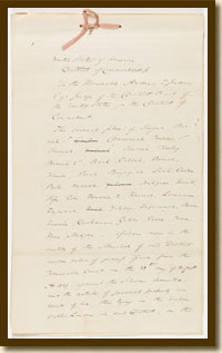 Plea to the Jurisdiction of Cinque and Others, August 21, 1839