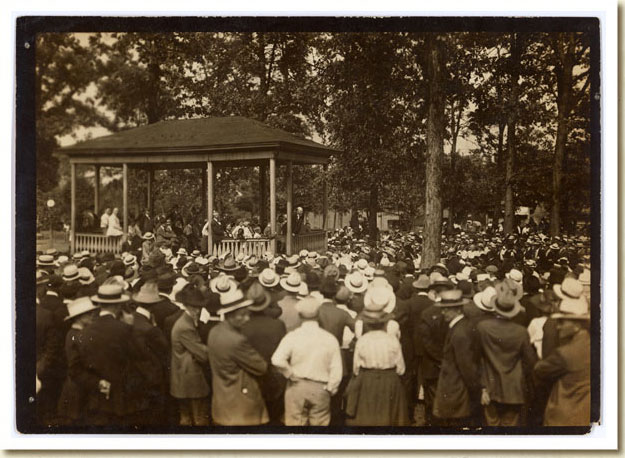 Photograph, Eugene V. Debs Speaking in Canton, Ohio,