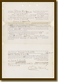 U.S. vs. Susan B. Anthony, Record of Conviction, June 28, 1873