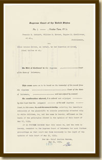 Judgment, Belton v. Gebhart, May 31, 1955 (facsimile)