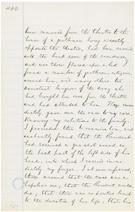 Statement of Dr. Robert King Stone, President Lincolns family physician, May 16, 1865, page 44a