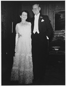 Ambassador and Mrs. Joseph P. Kennedy at the embassy residence in London, photograph by Peter Hunter, 1939