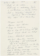 President Jimmy Carters notes from his private meeting with Pope John Paul II, October 6, 1979, front