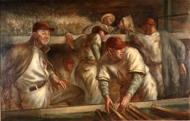 In the Dugout by Paul Clemens