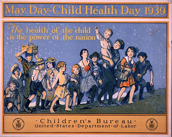 May Day  -- Child Health Day, 1939 by F. Luis Mora