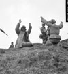 Men of the 1st Marine Division capture Chinese Communists