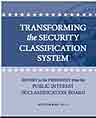 Transforming the Security Classification System Report cover