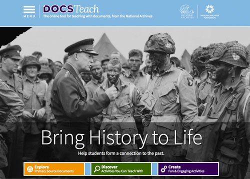 DocsTeach Home Page