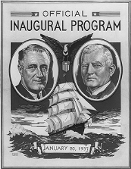 Program for F. D. Roosevelt's Inauguration, January 20, 1937