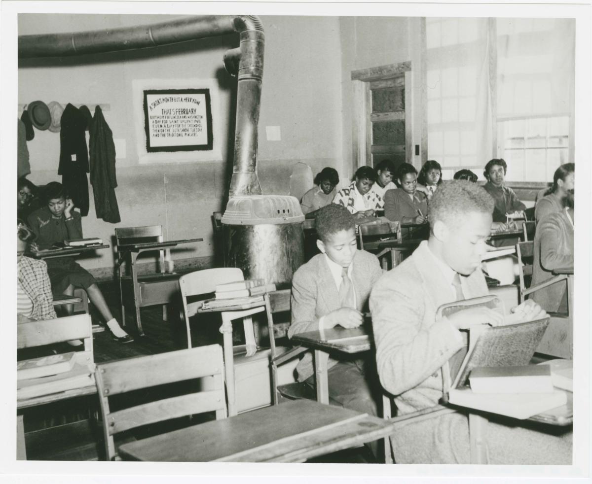 Photograph of R.R. Moton High School May 1951