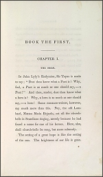 First Page of Longfellow's Hyperion