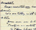 President Nixon's handwritten notes for visit to Berlin