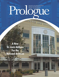 Prologue magazine cover special issue, Opening new building, National Archives at St. Louis