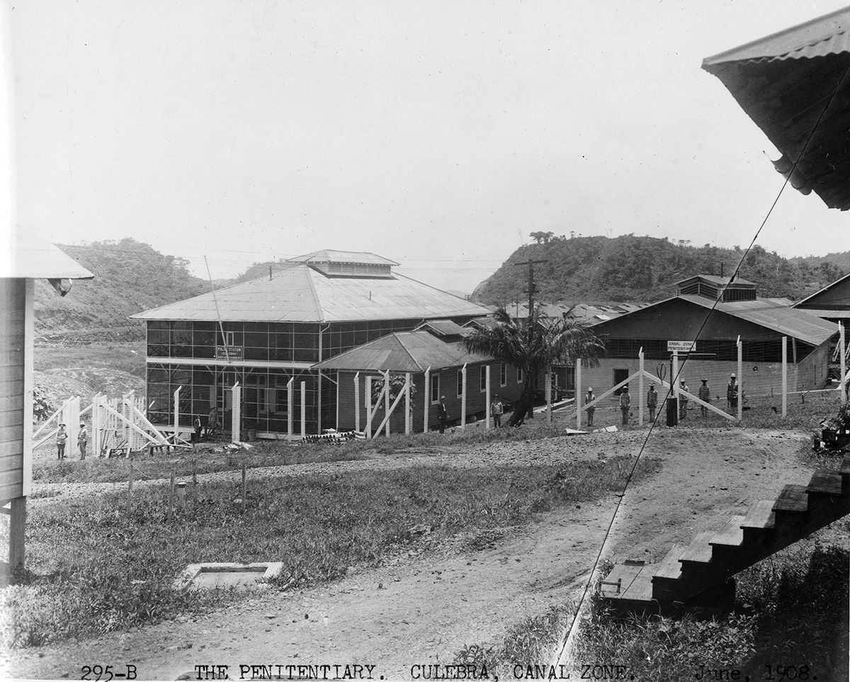 The penitentiary in Culebra, Canal Zone, in June 1908