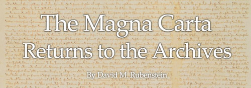 graphic for title of article on Magna Carta
