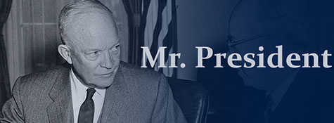 Title graphic for "Mr President" article