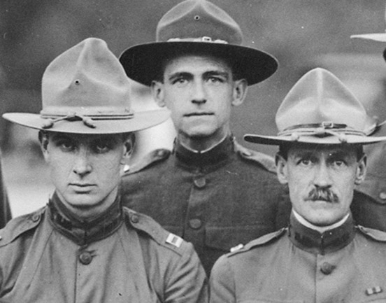 Officers of Morristown, NJ, Infantry Battalion, 1918