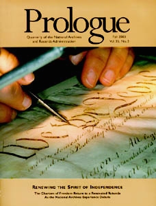 Fall 2003 Prologue Cover