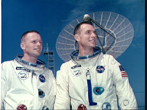 Neil Armstrong and David Scott