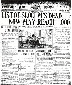 Newspaper headlines on June 15, 1904