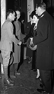 Meeting King and Queen of England