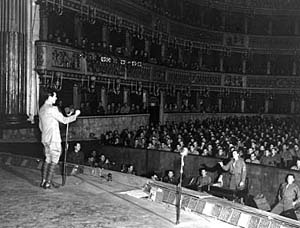 Irving Berlin at San Carlo Opera House, Naples, Italy