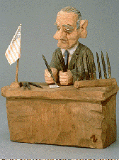 LBJ at his desk