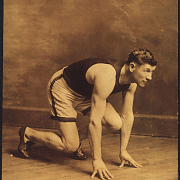 Photograph of Jim Thorpe, Carlisle Indian School