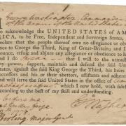 George Washington's Oath of Allegiance