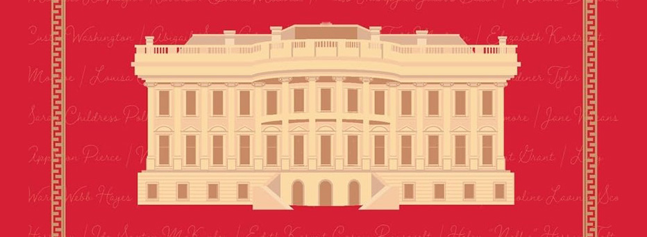 Detail of Book cover for Remember the First Ladies