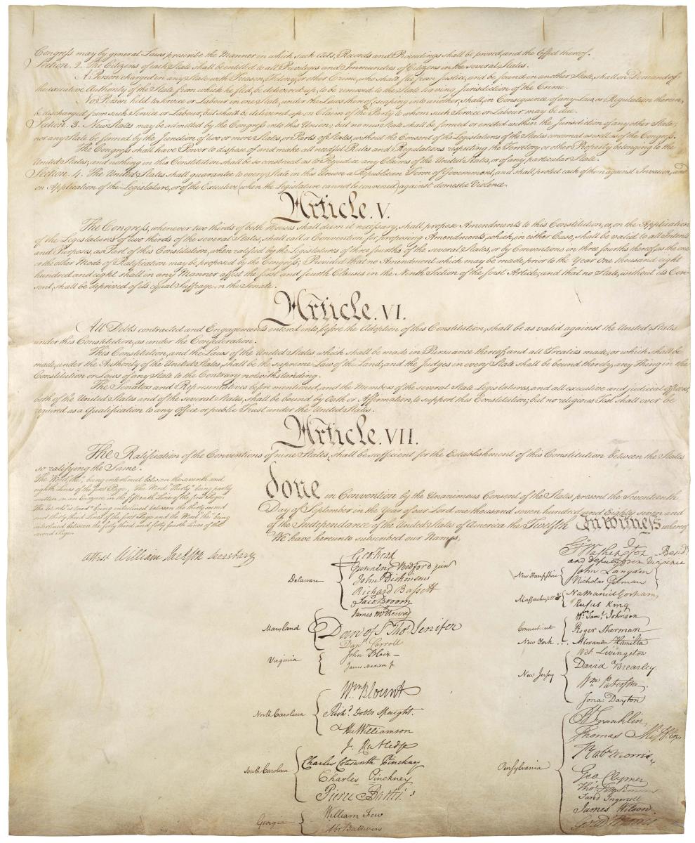 Constitution of the United States of America 