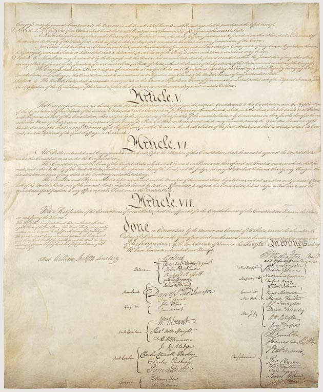 Printable us constitution full text
