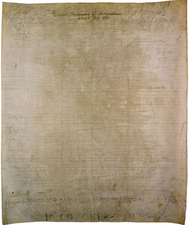 Declaration Of Independence Back 630 