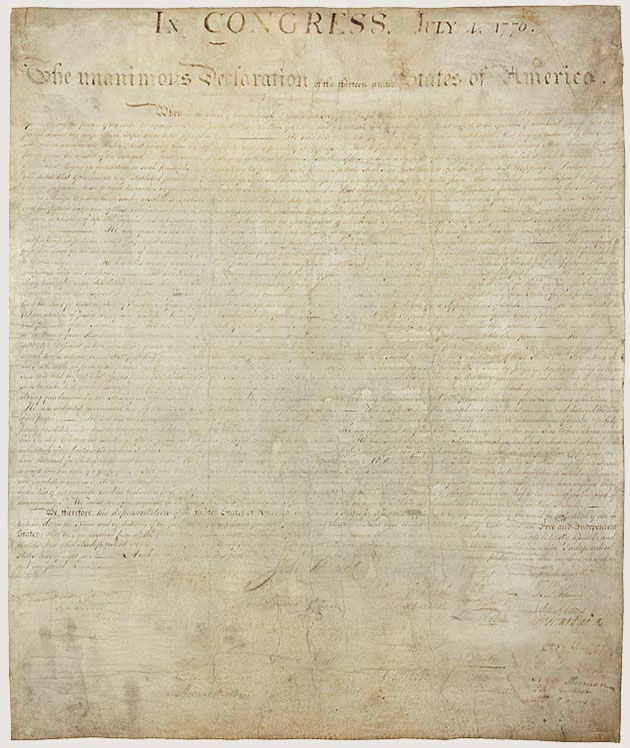 Declaration of Independence: A Transcription