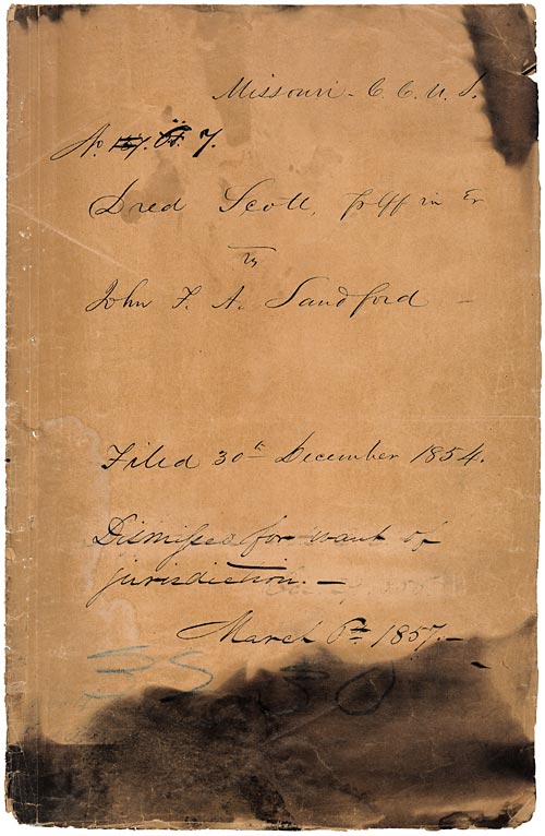 What was the ruling in the dred scott hot sale case