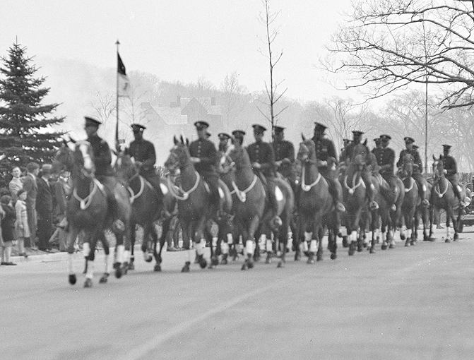 Buffalo Soldiers on parade at West Point