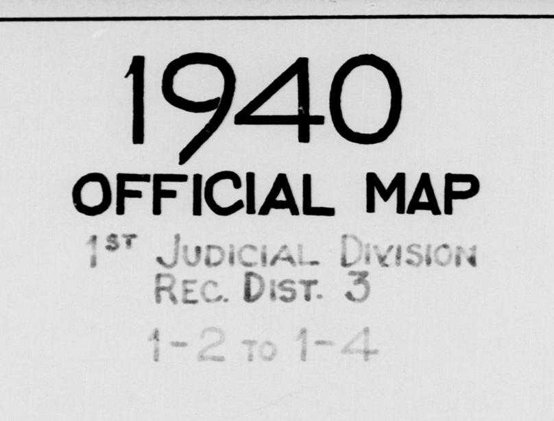 1940 Census enumeration district map label
