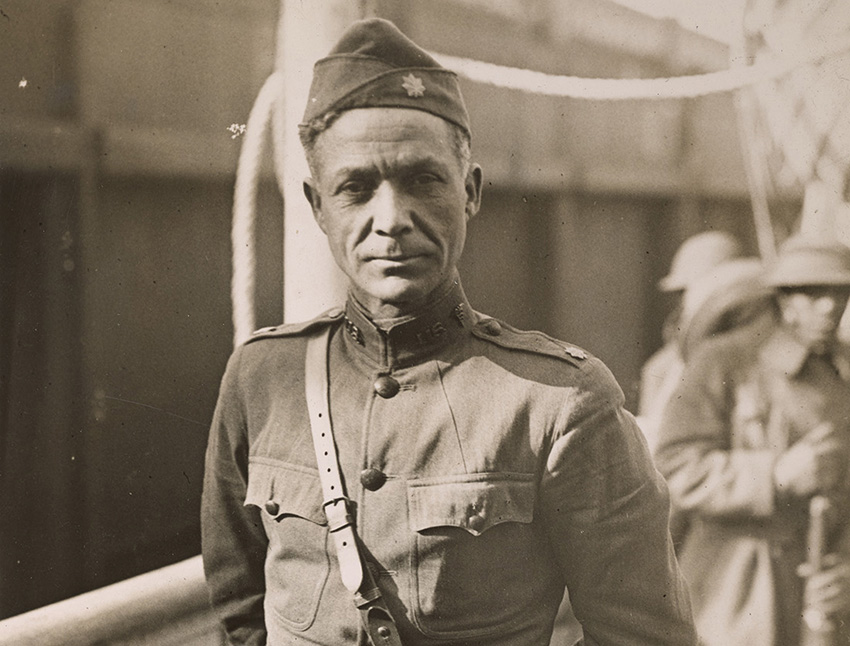Major Joseph Ward at the end of World War I