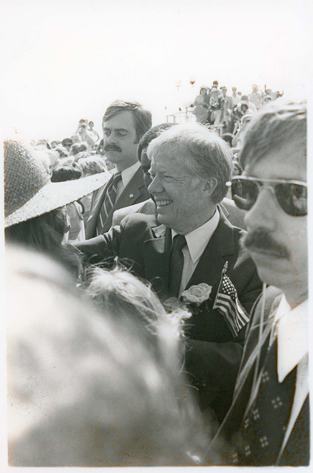 President Jimmy Carter visits Norfolk Naval Base