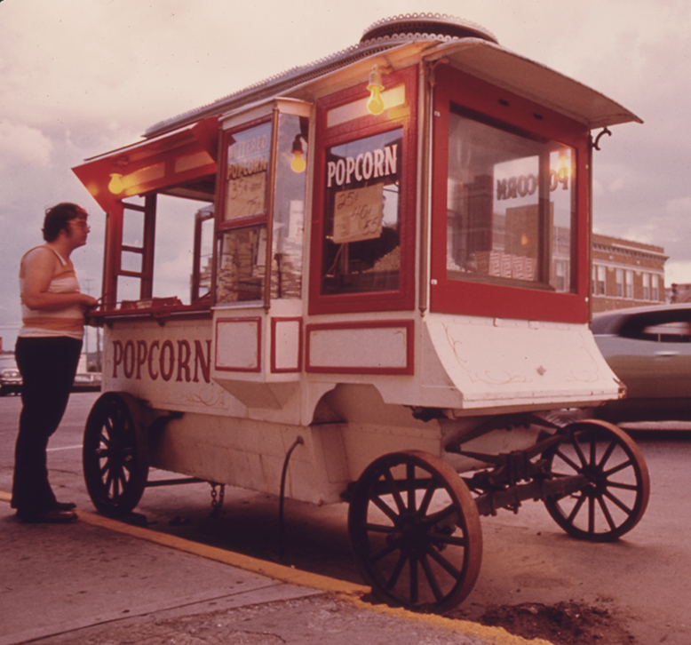 Antique Popcorn Wagon