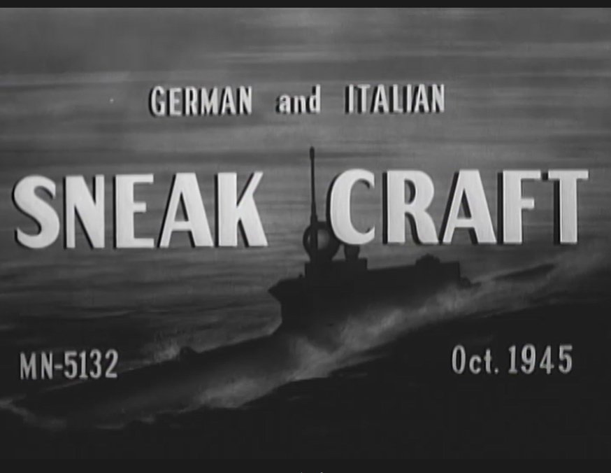 Title frame of the Navy Film 