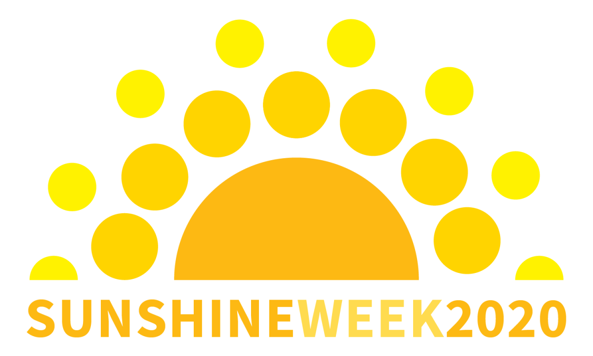 National Archives and Records Administration Sunshine Week 2020 logo